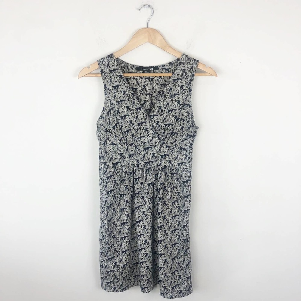 Forever 21 Ship / Boat Print Mini Dress